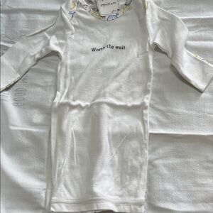 Charming White 'Worth the Wait' Bodysuit